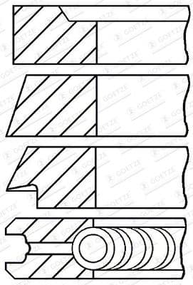 Piston Ring Set 08-313800-10