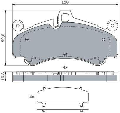 Brake Pad Set, disc brake 0 986 424 067 - image 7