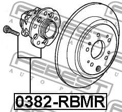 Wheel Hub 0382-RBMR - image 2