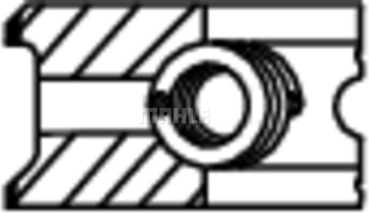 Piston Ring Set 008 65 N1 - image 3