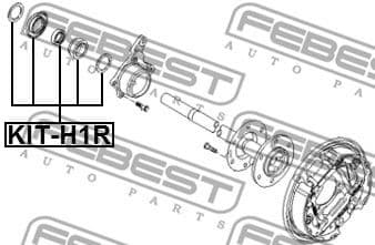 Bearing, drive shaft KIT-H1R - image 2