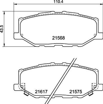 Brake Pad Set, disc brake PRIME LINE P79040