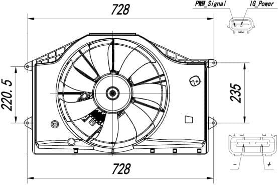 Fan, engine cooling 47939