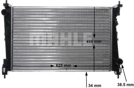 Radiator, engine cooling BEHR CR 1112 000S - image 2