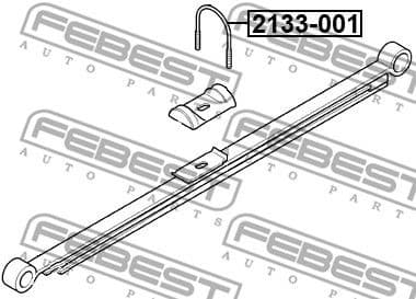 Mounting Kit, leaf spring 2133-001 - image 2