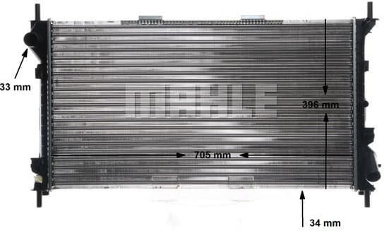 Radiator, engine cooling BEHR CR 1196 000S - image 11