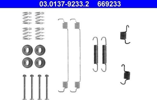 Accessory Kit, brake shoes 03.0137-9233.2