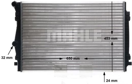 Radiator, engine cooling BEHR CR 2055 001S - image 12