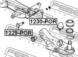 Caster Shim, axle beam 1230-POR - image 2