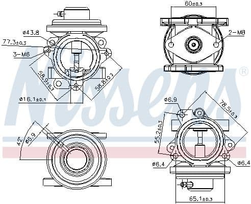 EGR Valve ** FIRST FIT ** 98294 - image 8