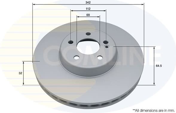 Brake Disc COATED ADC5031V