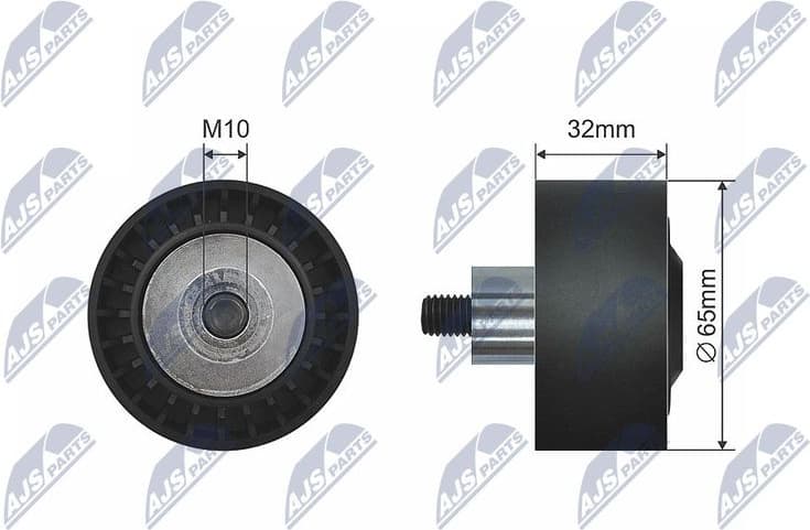 Deflection Pulley/Guide Pulley, V-belt RNK-BM-021
