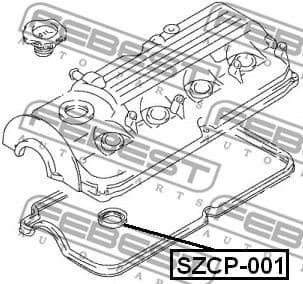 Gasket, cylinder head cover SZCP-001 - image 2