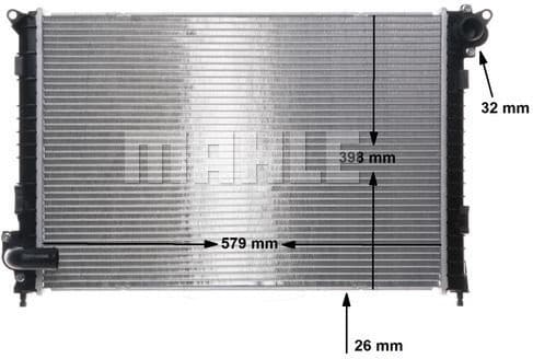 Radiator, engine cooling BEHR CR 983 000S - image 15