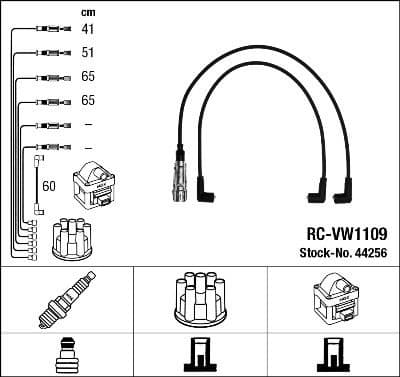 Ignition Cable Kit RC-VW1109