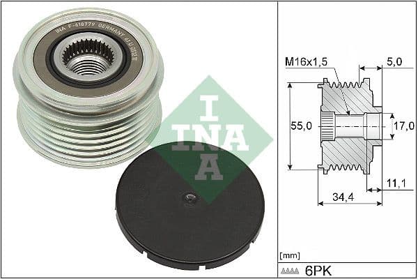 Alternator Freewheel Clutch 535 0357 10