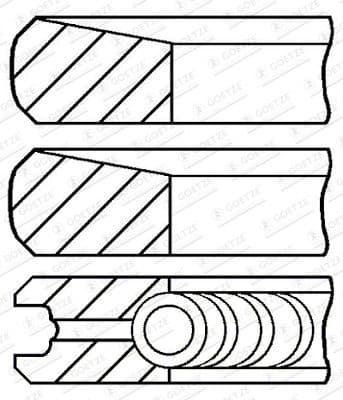 Piston Ring Set 08-443500-00