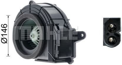 Interior Blower BEHR *** PREMIUM LINE *** AB 27 000P - image 12