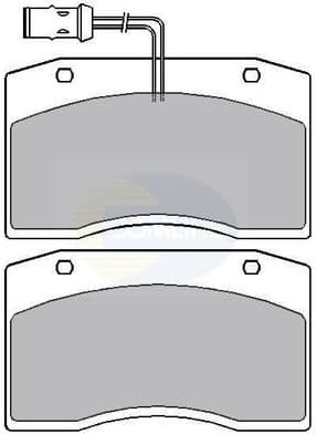 Brake Pad Set, disc brake CBP9018/8