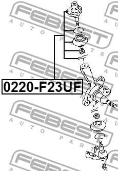 Ball Joint 0220-F23UF - image 2