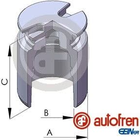 Piston, brake caliper D025102