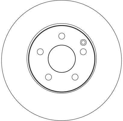 Brake discs kit front (2pcs), Top Quality DF4261 - image 4