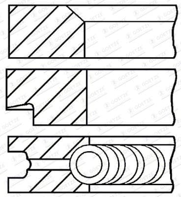 Piston Ring Set 08-700800-00
