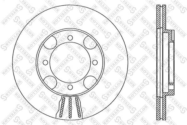 Brake Disc 6020-3408V-SX