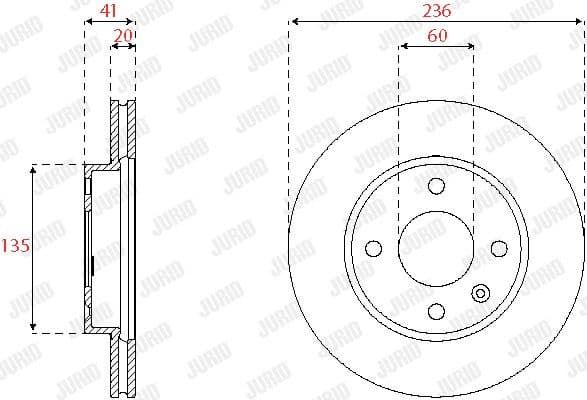 Brake Disc COAT+ 563252JC