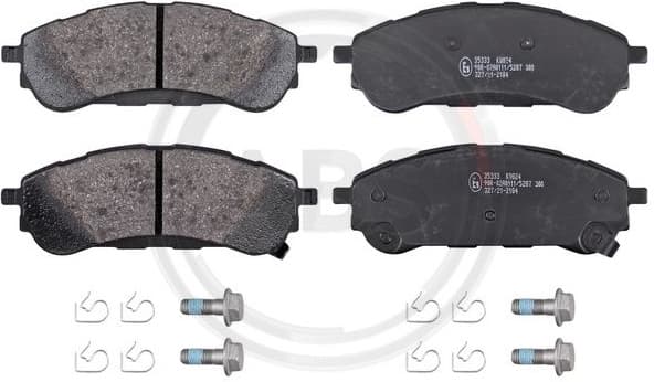 Brake Pad Set, disc brake 35333