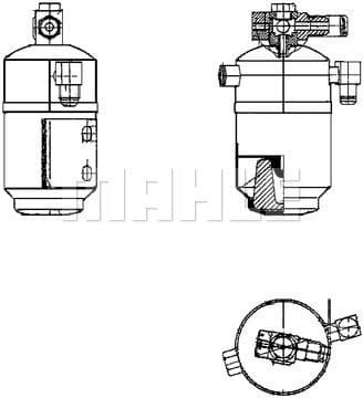 Dryer, air conditioning BEHR AD 109 000S