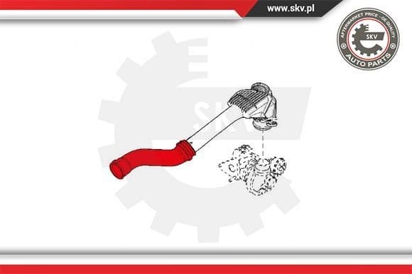 Charge Air Hose 24SKV862 - image 4