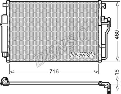 Condenser, air conditioning DCN17008