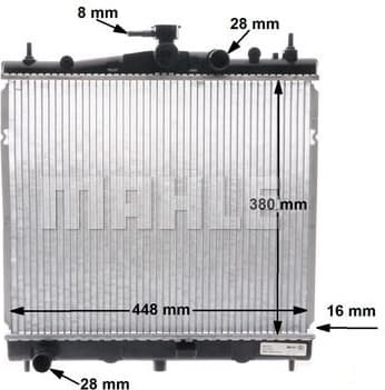 Radiator, engine cooling BEHR CR 2164 000S - image 12
