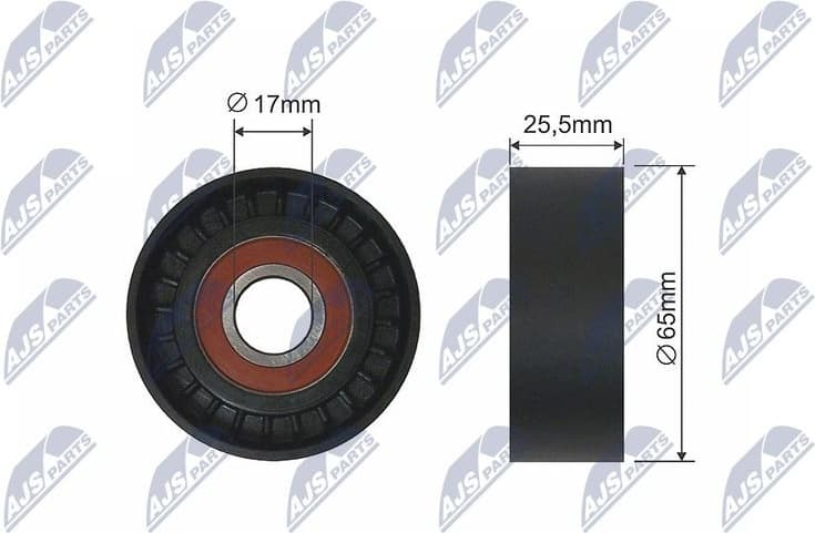 Tensioner Pulley, V-belt RNK-CT-038