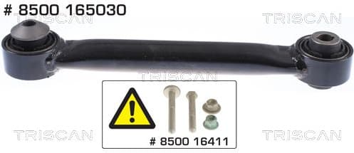 Control/Trailing Arm, wheel suspension 8500 165030