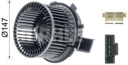 Interior Blower BEHR *** PREMIUM LINE *** AB 67 000P - image 12