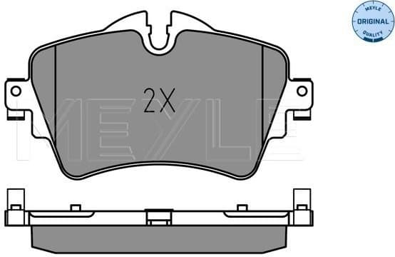 Brake Pad Set, disc brake MEYLE-ORIGINAL: True to OE. 025 221 8719