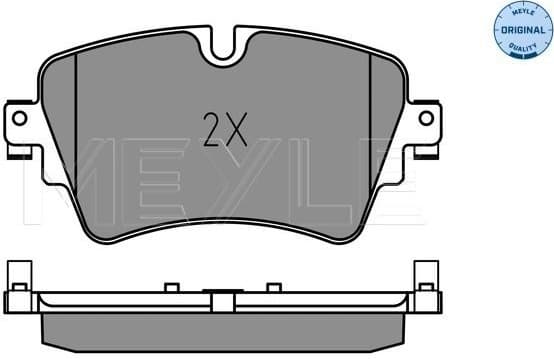 Brake Pad Set, disc brake MEYLE-ORIGINAL: True to OE. 025 221 8719 - image 2