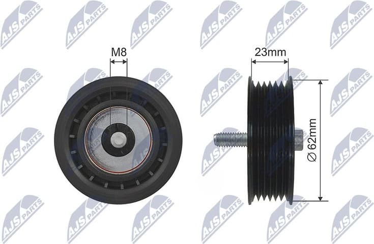 Deflection Pulley/Guide Pulley, V-belt RNK-ME-024