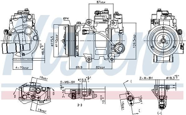 Compressor, air conditioning ** FIRST FIT ** 890133 - image 6