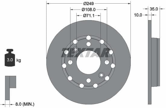 Brake Disc PRO 92325803