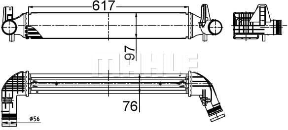 Charge Air Cooler BEHR CI 516 000S