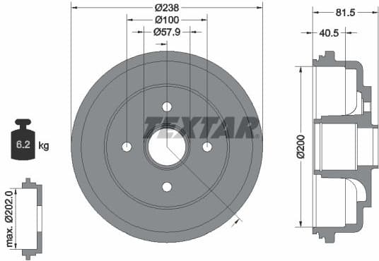Brake Drum 94043100