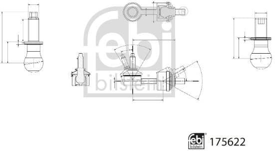 Link/Coupling Rod, stabiliser bar 175622 - image 2