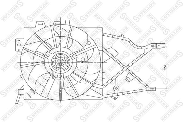 Fan, engine cooling 29-99304-SX