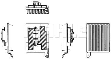 Regulator, interior blower BEHR *** PREMIUM LINE *** ABR 32 000P - image 2