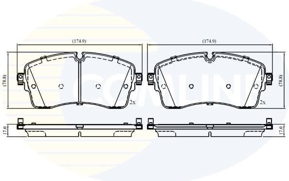 Brake Pad Set, disc brake CBP02761
