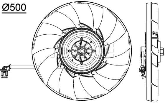 Fan, engine cooling BEHR *** PREMIUM LINE *** CFF 475 000P - image 2
