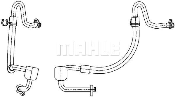 Low-pressure Line, air conditioning BEHR *** PREMIUM LINE *** AP 121 000P - image 2